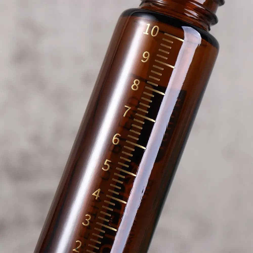 2 pièces 10ml bouteille d'huile essentielle doterra ambre verre épais rouleau bouteille vaporisateur compte-gouttes bouteille voyage sous-embouteillage