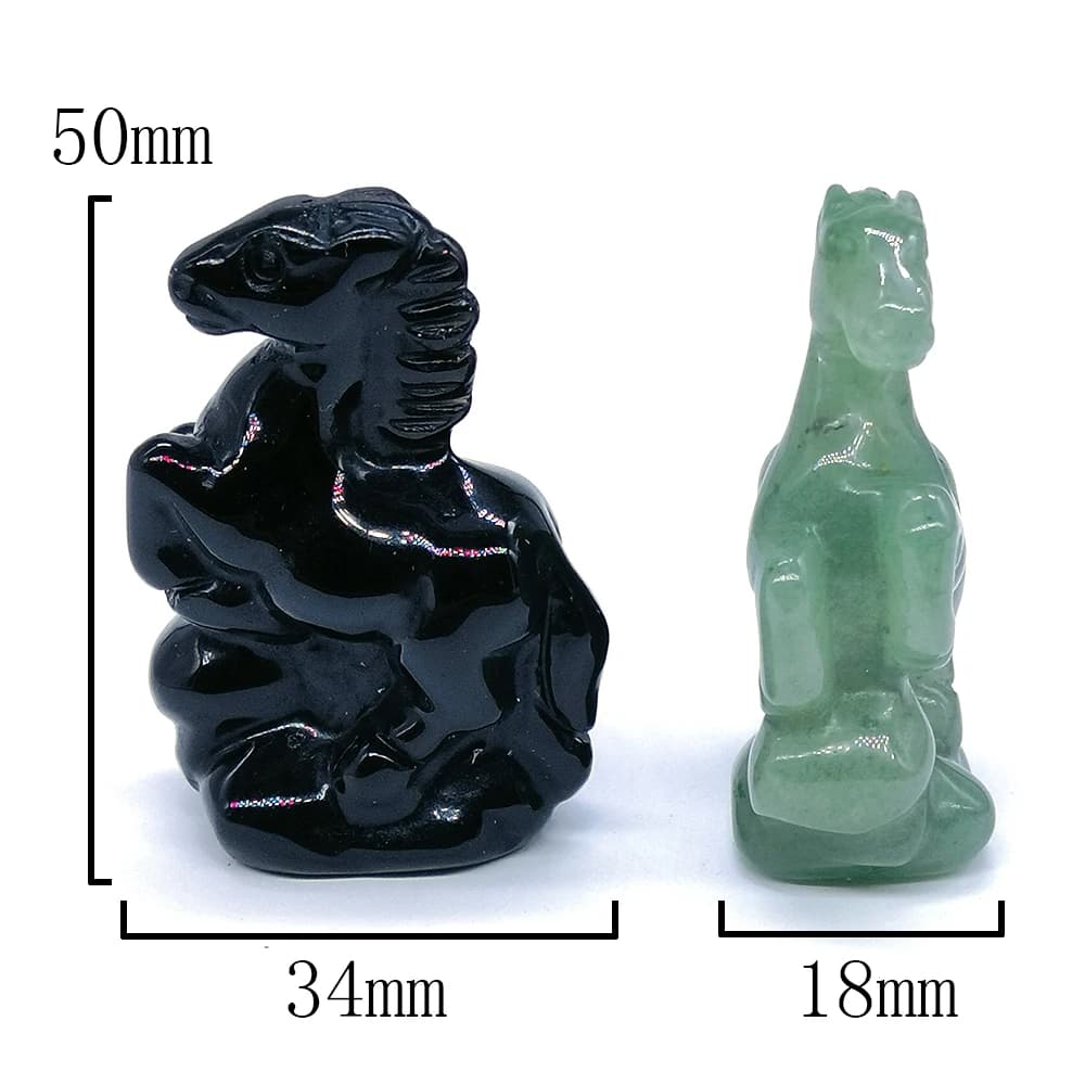 Pierres énergétiques en cristal naturel de 2 pouces