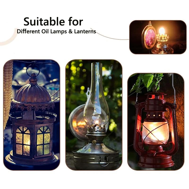 1-5 rouleaux de mèches de lampe à huile, mèches de lanternes à huile plates avec point pour lampes à huile et brûleurs de bougies, 1 m (rouge, 10 mm-20 mm)
