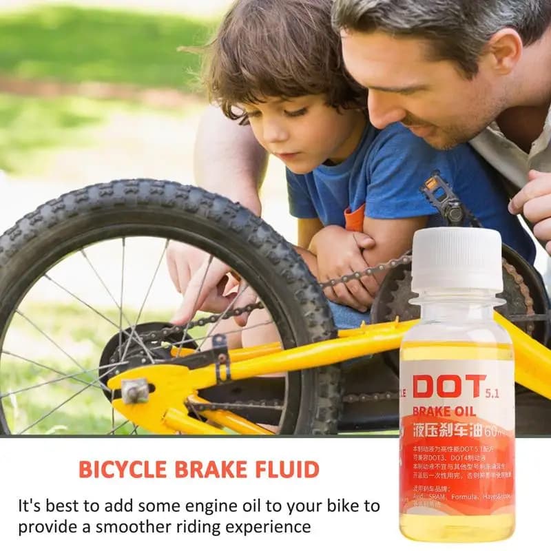 Huile hydraulique Dot 5.1 pour vélos de route et VTT
