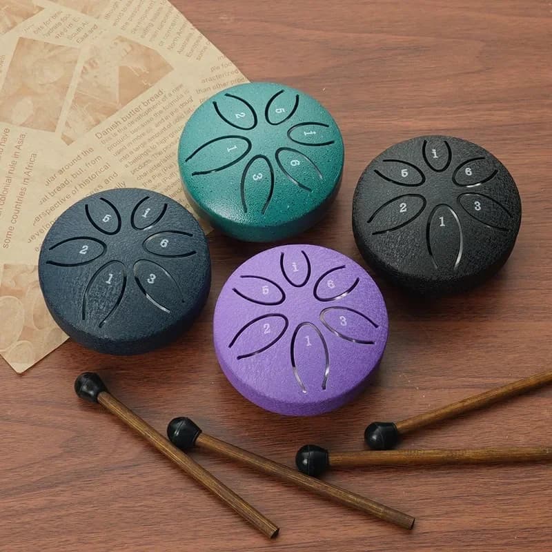 Tambour à langue en acier de 3 pouces
