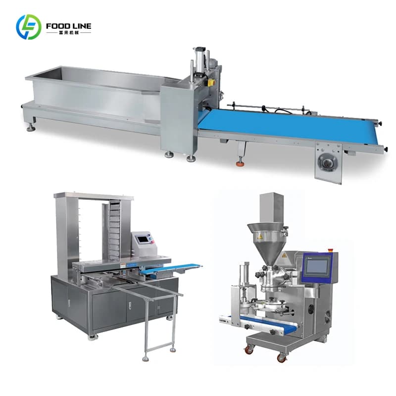 Machine automatique pour la fabrication de pâtisseries, de tartes et de rouleaux, machine pour la fabrication de pâte feuilletée