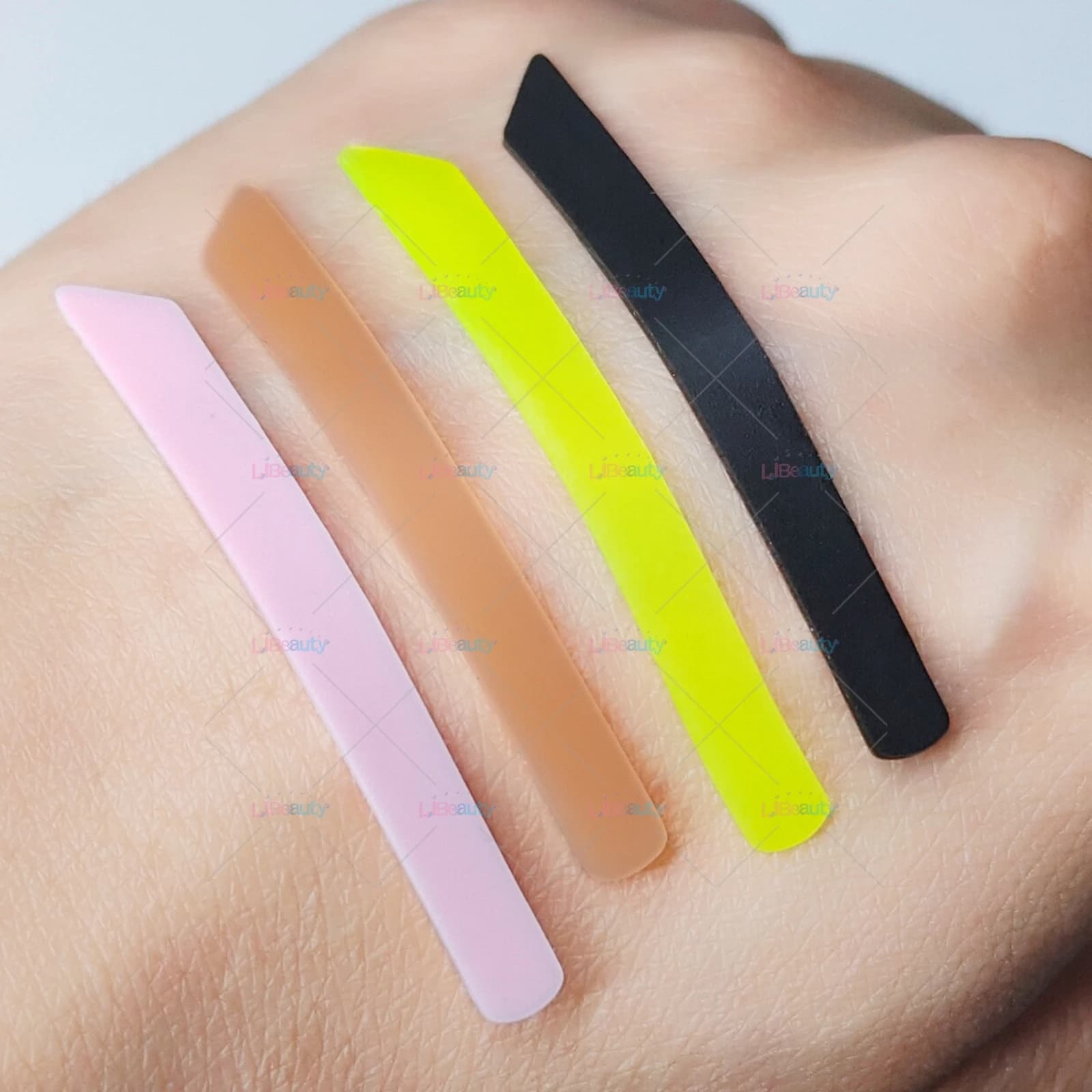 Libeauty 1 Paire de Bandes Adhésives en Silicone Réutilisables pour Rehaussement de Cils, Rouleau de Cils, Bande de Couverture pour Permanente de Cils, Compensateur, Outils de Rehaussement de Cils