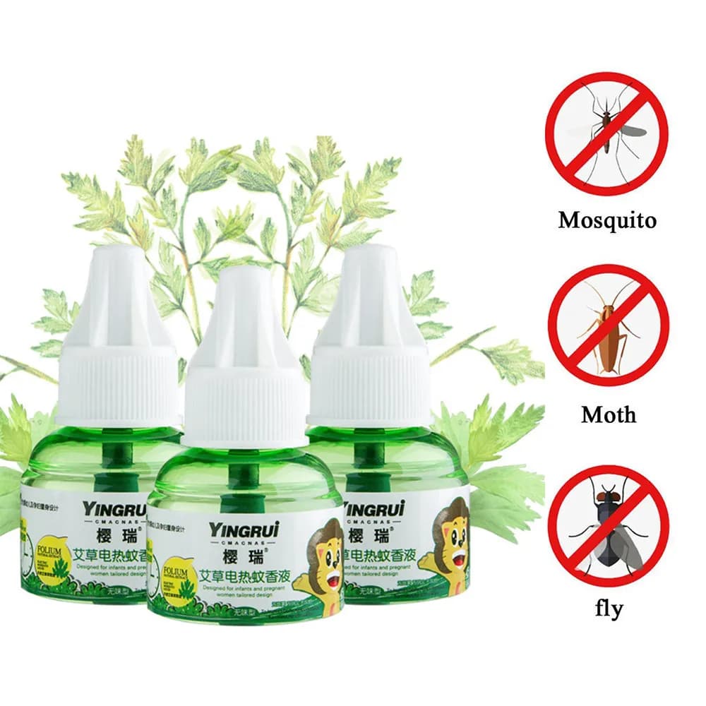 Chauffage répulsif anti-moustiques électrique, liquide anti-moustiques, inodore, anti-insectes, antiparasitaire