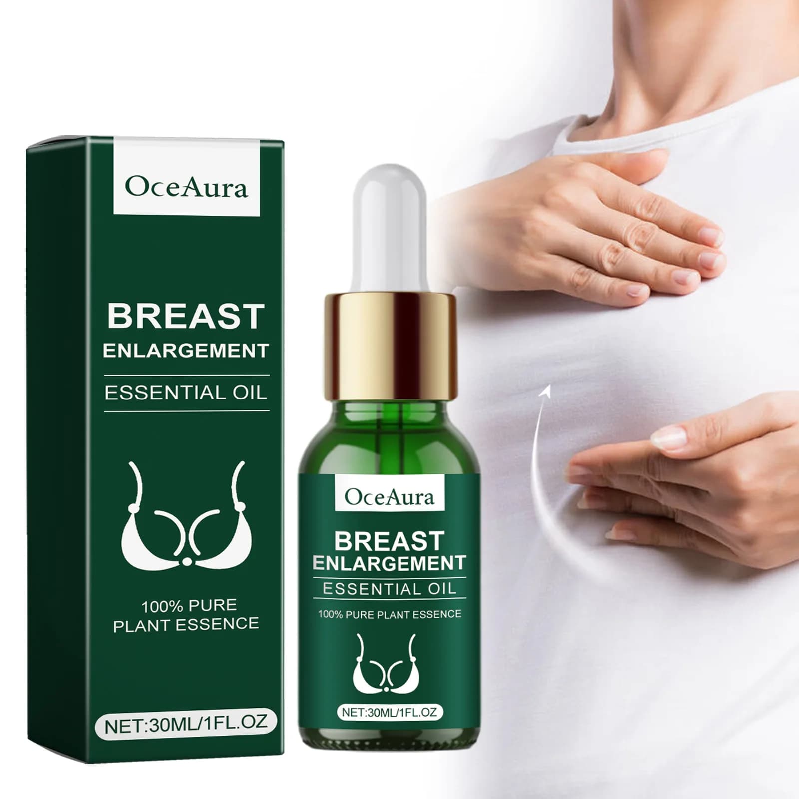 Huile essentielle de rose pour les seins