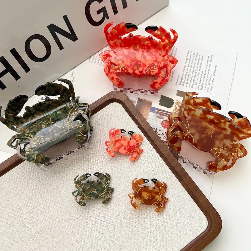 Crab Claw est une niche et un style unique de loisirs d'été. Il est fabriqué en matériau d'acétate de haute qualité