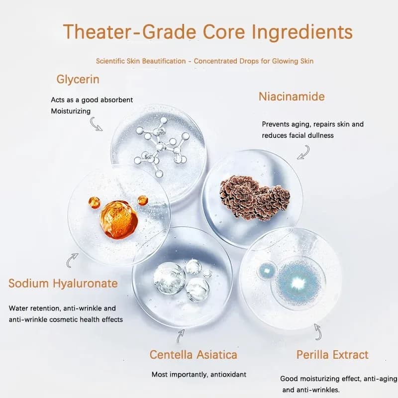 Masque facial au collagène à l'acide hyaluronique