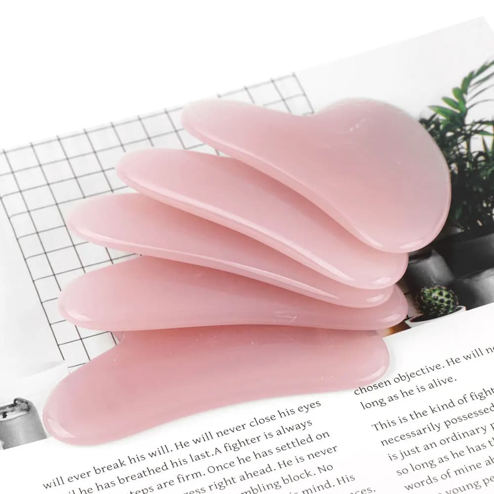 Masseur de visage et de cou à rouleau 3D en forme de Y, rotation à 360 degrés, outils de Massage du corps mince + grattoir Gouache Guasha, Lifting de la peau, dissolvant de rides