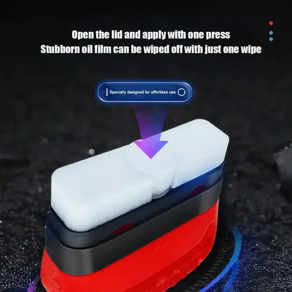 Dissolvant de Film d'huile de verre de voiture, panneau de nettoyage de verre, revêtement de verre hydrophobe pour pare-brise, fenêtre transparente, outil de détail automobile