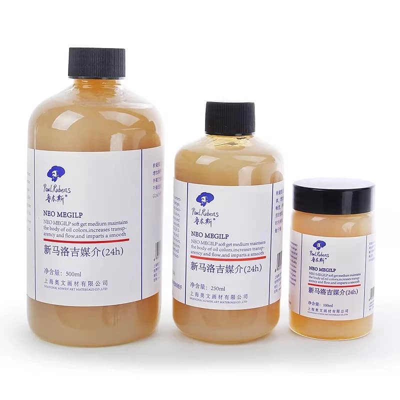 Résine Alkyde 100/250/500ml – Medium pour Artistes, Peinture à l'Huile, Création Artistique, Mélange de Couleurs, Solvant à Séchage Rapide ou Lent