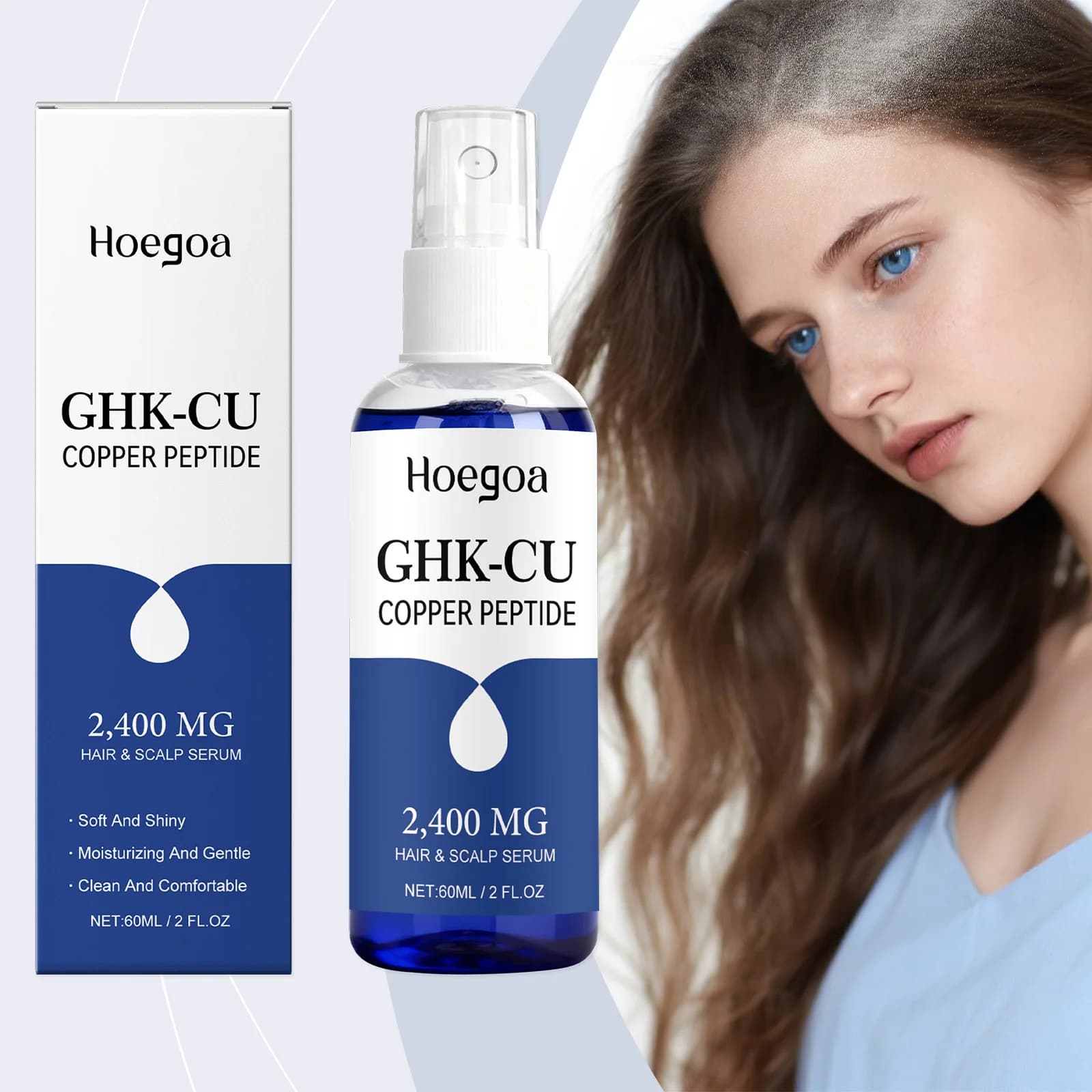 Sérum Capillaire au Cuivre et Peptides Anti-Chute