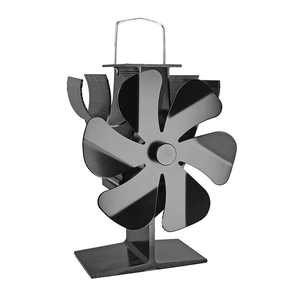 Ventilateur de poêle à chaleur Aucune électricité requise Fonctionnement silencieux Ventilateurs de poêle à énergie thermique pour cheminées de chauffage domestique Brûleur à bûches
