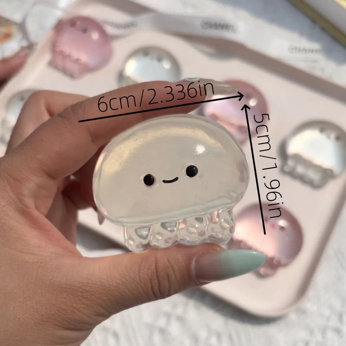 Jouet Méduse Squishy Anti-Stress - Jouet Sensoriel Doux à Remontée Lente Kawaii, Cadeaux de Fête pour Adultes, Cadeaux d'Anniversaire