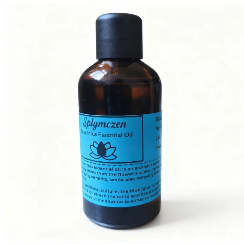 Huile de Lotus bleu naturel (20 ml/100 ml) de qualité supérieure – Soulagement du stress, sommeil profond, soins de la peau, diffuseur, parfum domestique et fabrication de bougies
