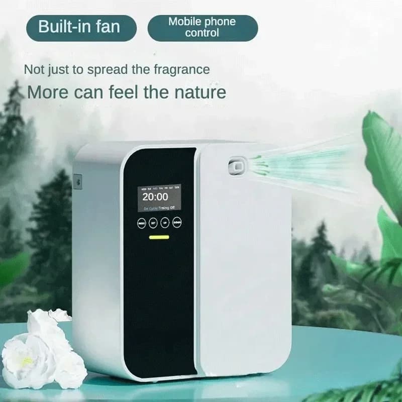 Diffuseur d'arôme électrique Bluetooth, distributeur d'odeurs de parfum pour la maison, désodorisant 1000m3, huile essentielle sans eau 500ML