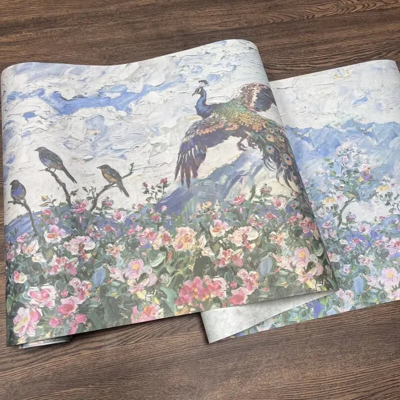 Rouleau de papier Xuan de 34 cm x 20 m, papier de riz semi-mûr pour la pratique de la calligraphie chinoise et les œuvres d'art, rouleau de papier pour calligraphie