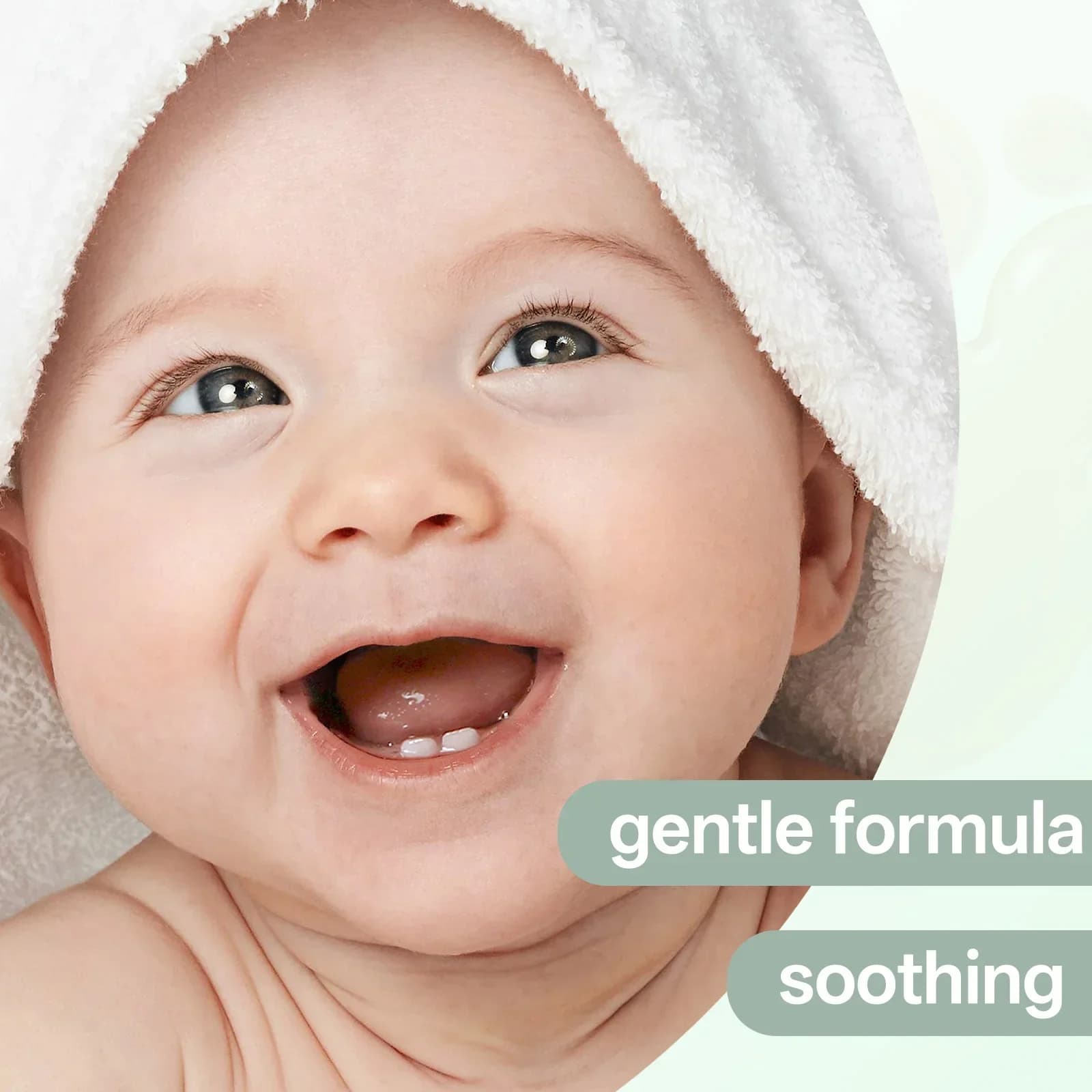 Rouleau de soulagement des gencives pour bébé bio 10 ml - Avec huile d'arbre à thé et vitamine E, massage doux pour les gencives sensibles, à partir de 3 mois+