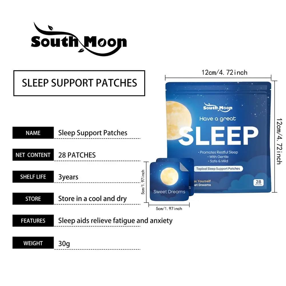 Patchs d'acupression pour un sommeil doux et sûr