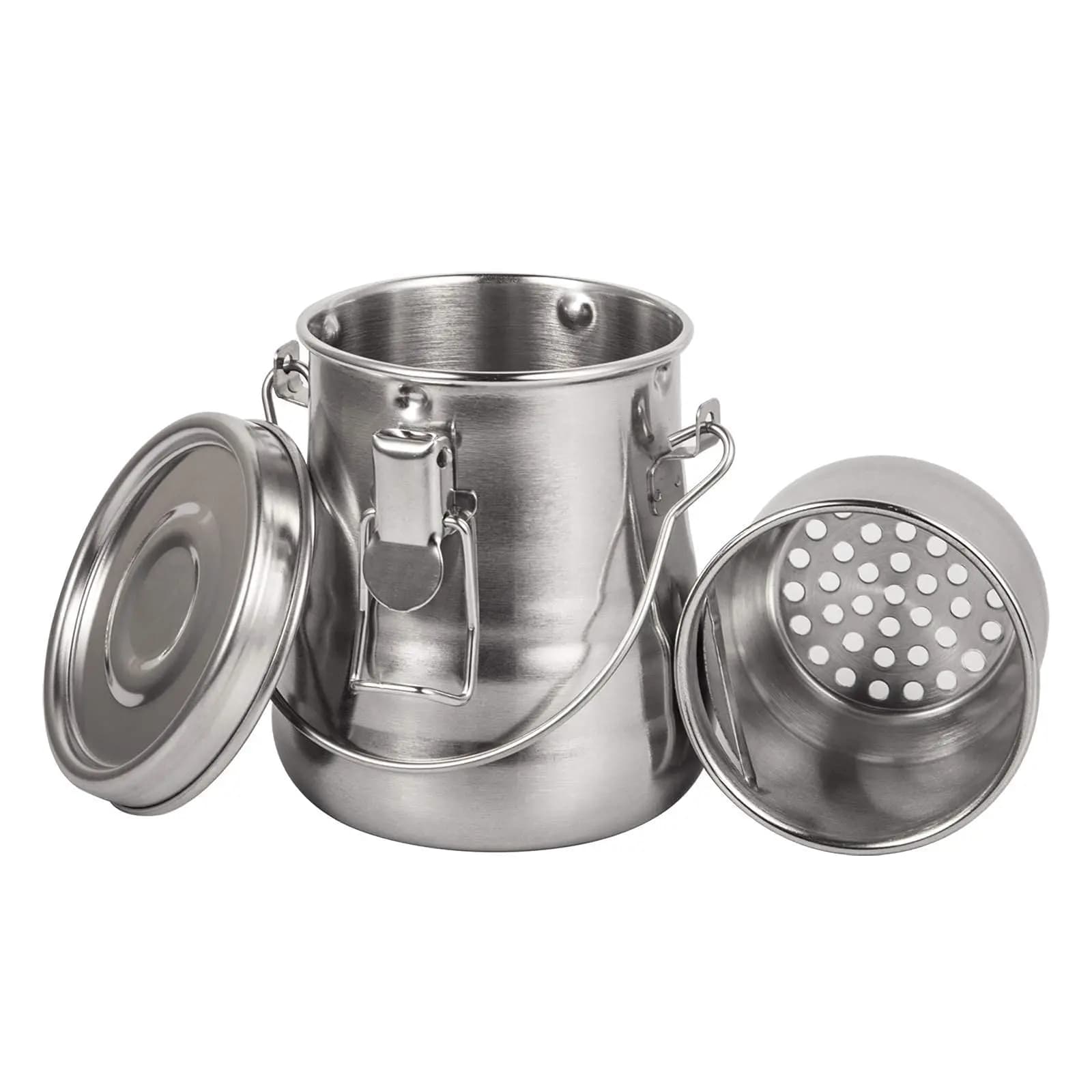 Laveur de pinceaux à peinture à l'huile en acier inoxydable avec pot à huile et filtre poreux amovible, nettoyeur de pinceaux en acier inoxydable scellé