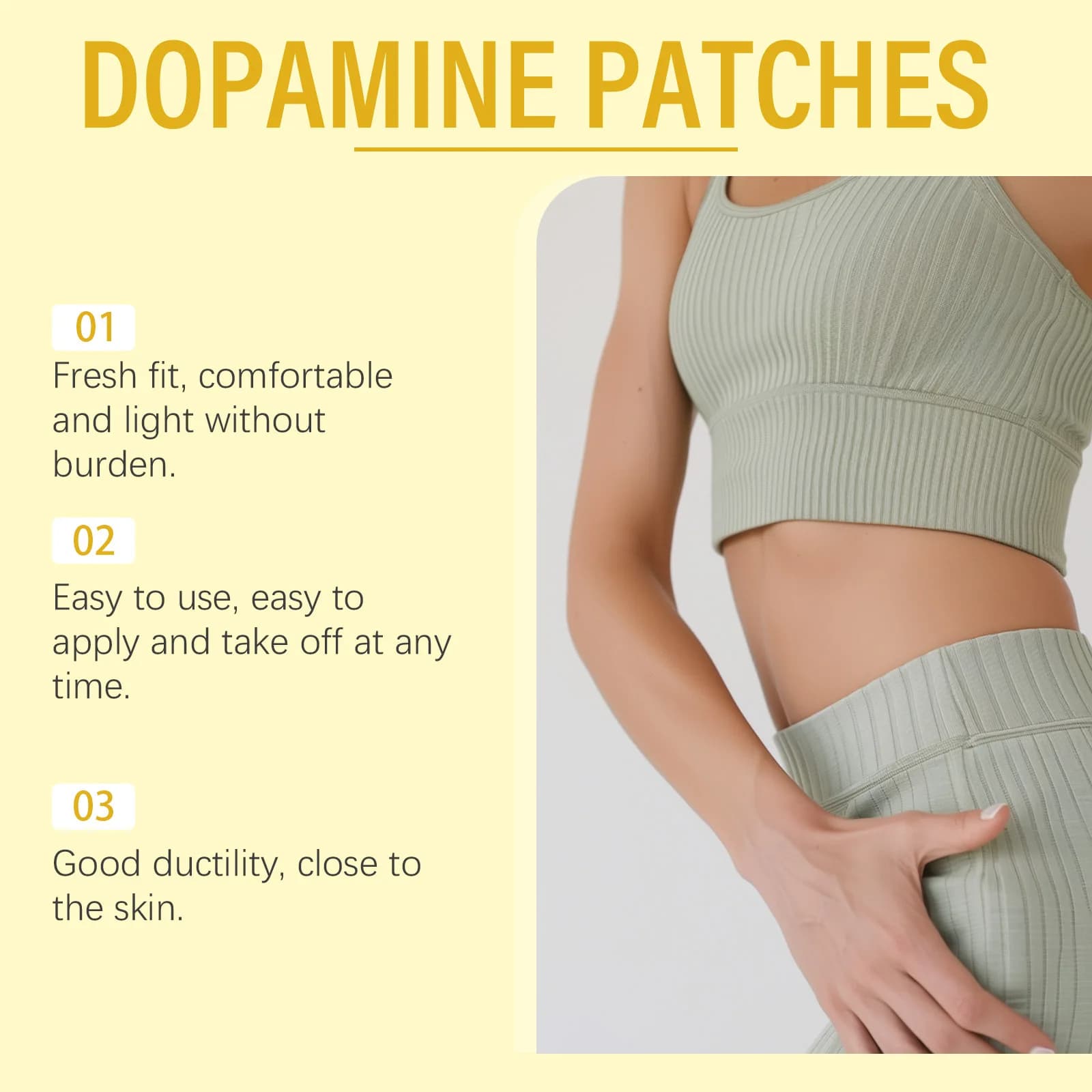 30 patchs pour le contrôle de l'appétit |   soutien au métabolisme |   supplément d'énergie corporelle, formule à base de plantes