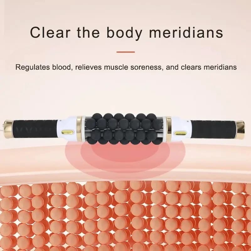 Rouleau électrique 40W pour le corps musculaire, relaxant, Massage roulant à haute fréquence, Fitness, Anti-Cellulite, Machine amincissante pour femmes