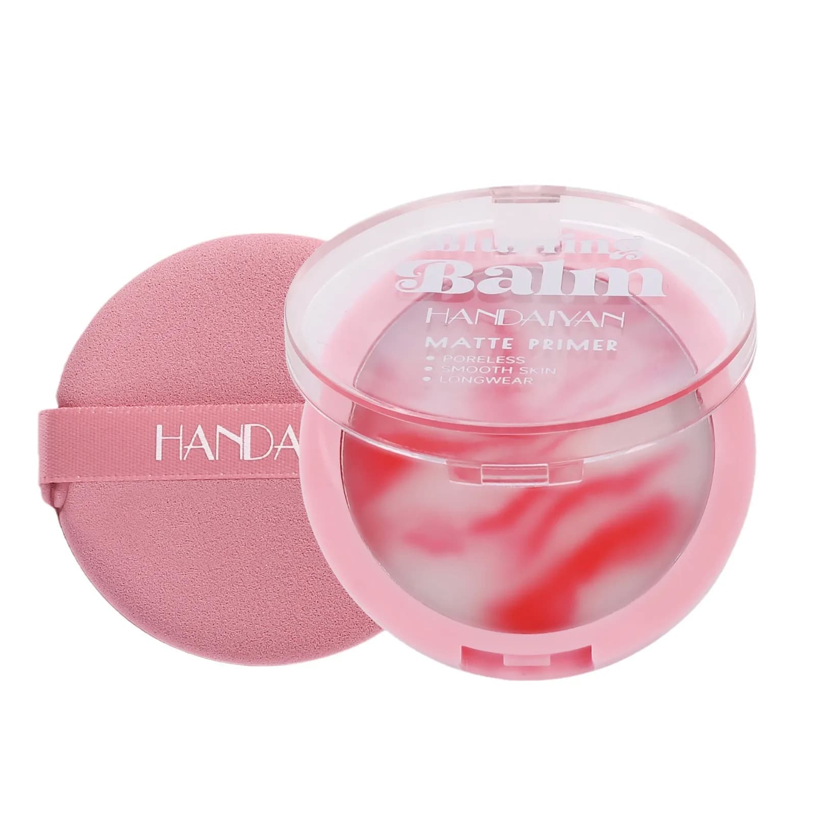 Poudre avec bouffée, contrôle de l'huile naturelle, poudre libre mate, imperméable, durable, éclaircissante, Modification du visage, cosmétiques, maquillage