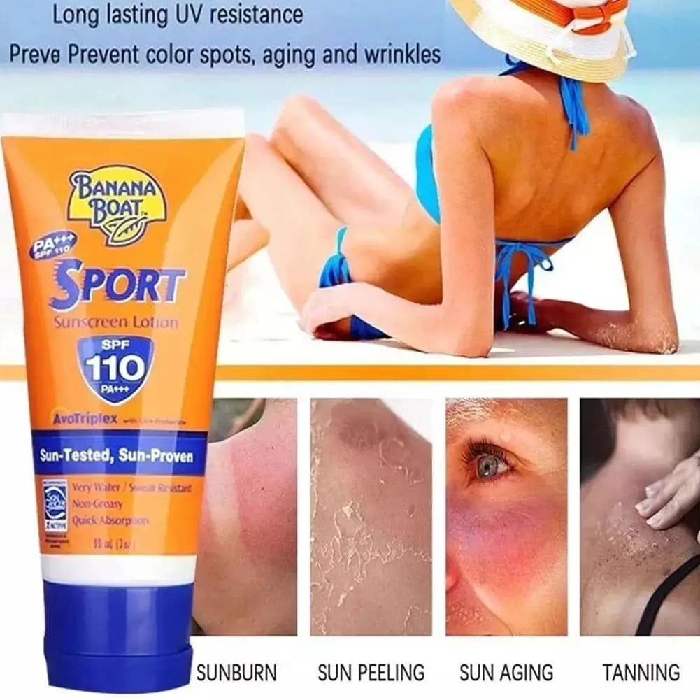Crème solaire de Protection UV pour Sports de plein air SPF50/SPF110, imperméable, résistant à la sueur, contrôle de l'huile, hydratant, corps du visage longue durée