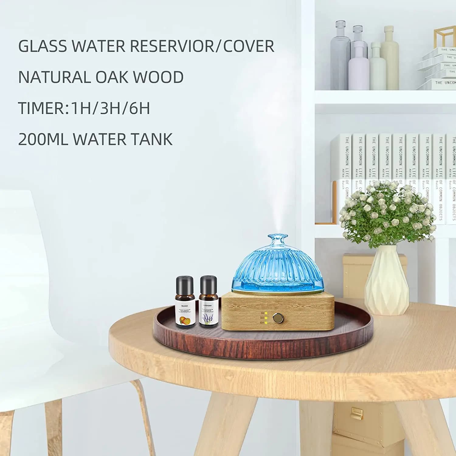 Diffuseur d'huile essentielle en verre
