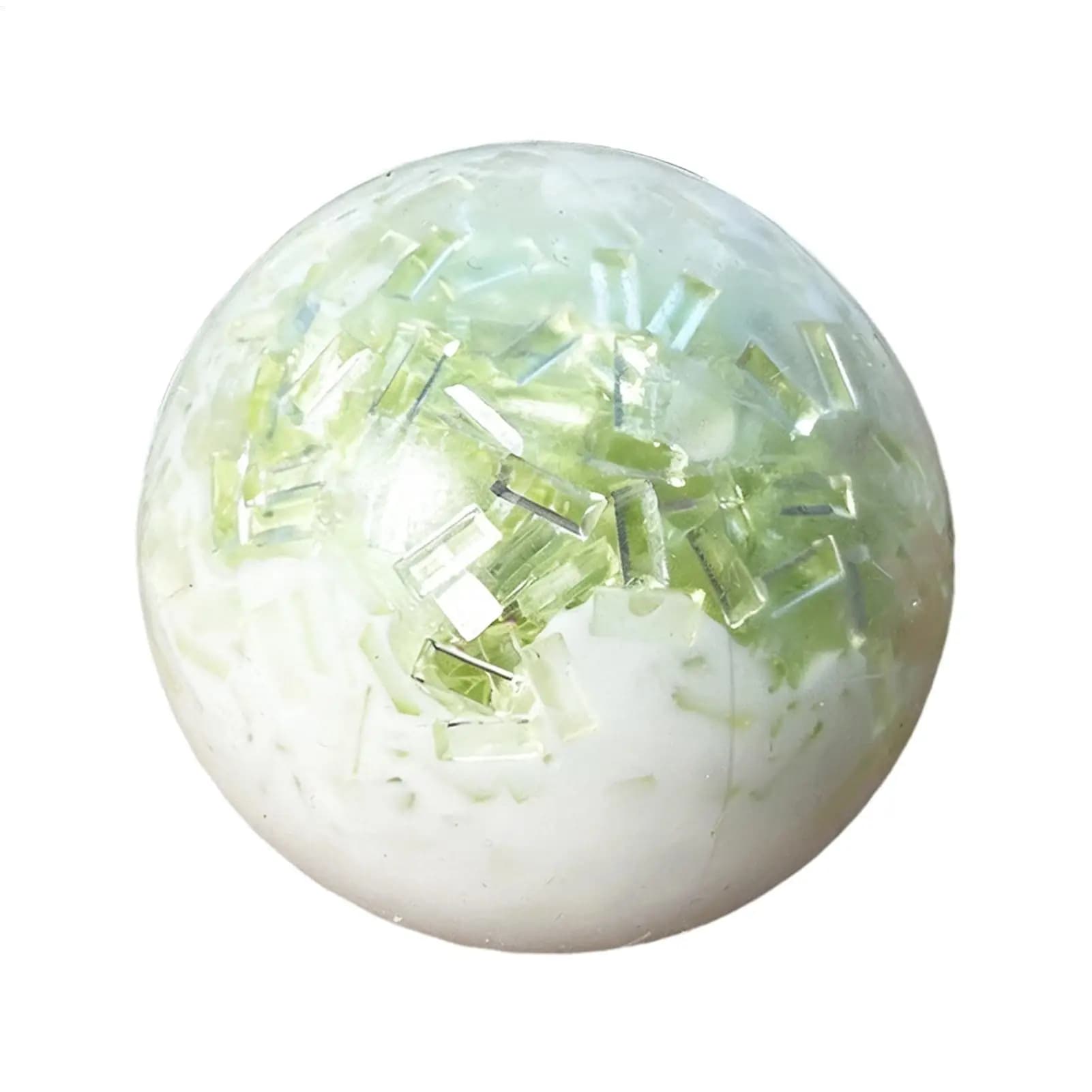 Balle anti-stress sonore à remontée lente, texture sable croquant, jouet sensoriel et à pression douce