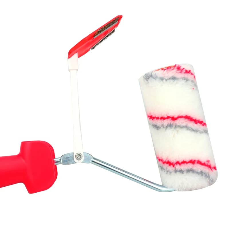Brosse à rouleau de peinture murale multifonctionnelle, pinceau à tambour d'angle, outils de peinture décoratifs polyvalents, 4"