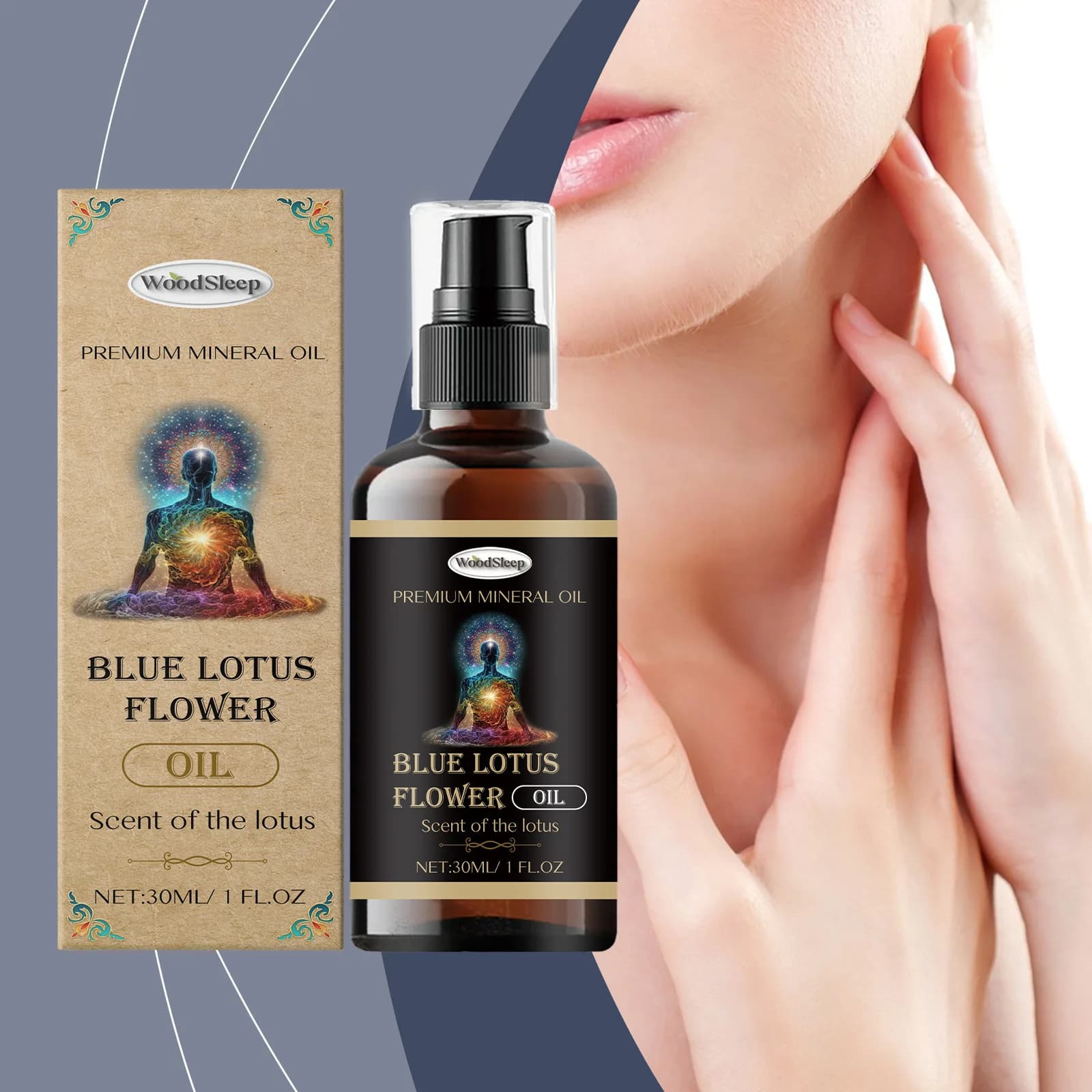 Huile essentielle de fleur de Lotus bleu