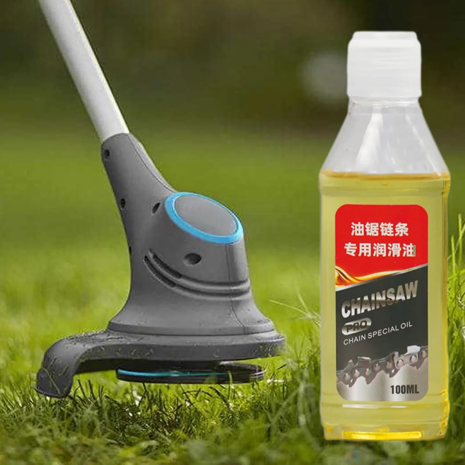 Huile de scie à chaîne huile de scie à chaîne pour scie à chaîne électrique 100ml solvant synthétique antirouille lubrifiant pénétrant en profondeur pour haie