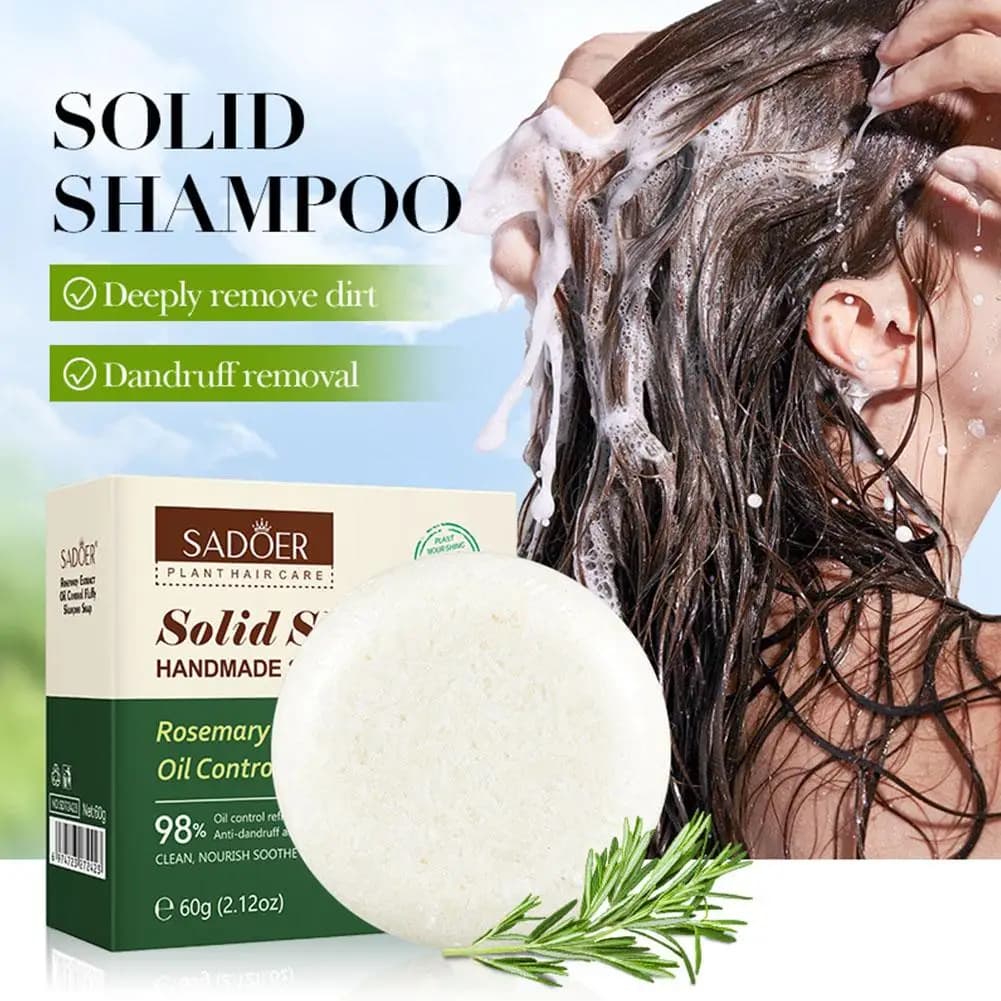 Savon Solide au Romarin pour Cheveux – Contrôle du Sébum
