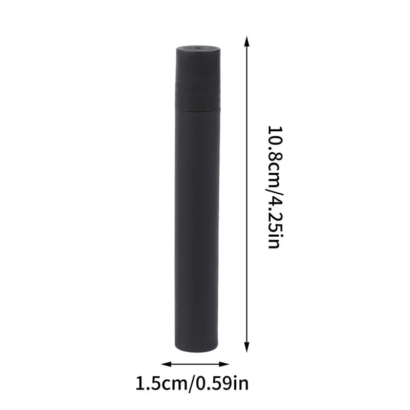Bouteille vide de boule de rouleau de parfum de 10ml sur le récipient d'huile de liquides d'acier inoxydable en plastique porte-bouteilles rechargeables