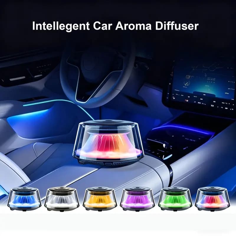 Diffuseur intelligent haut de gamme pour voiture, brume nuageuse, pulvérisation automatique, désodorisant pour véhicule, accessoires de voiture, décoratif, cartouche de recharge remplaçable