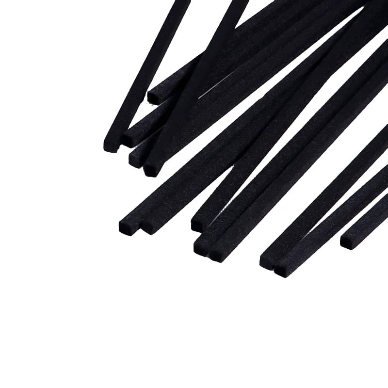 100 pièces forme carrée L22cm D4mm Reed diffuseur bâtons de remplacement bricolage à la main épais rotin aromathérapie