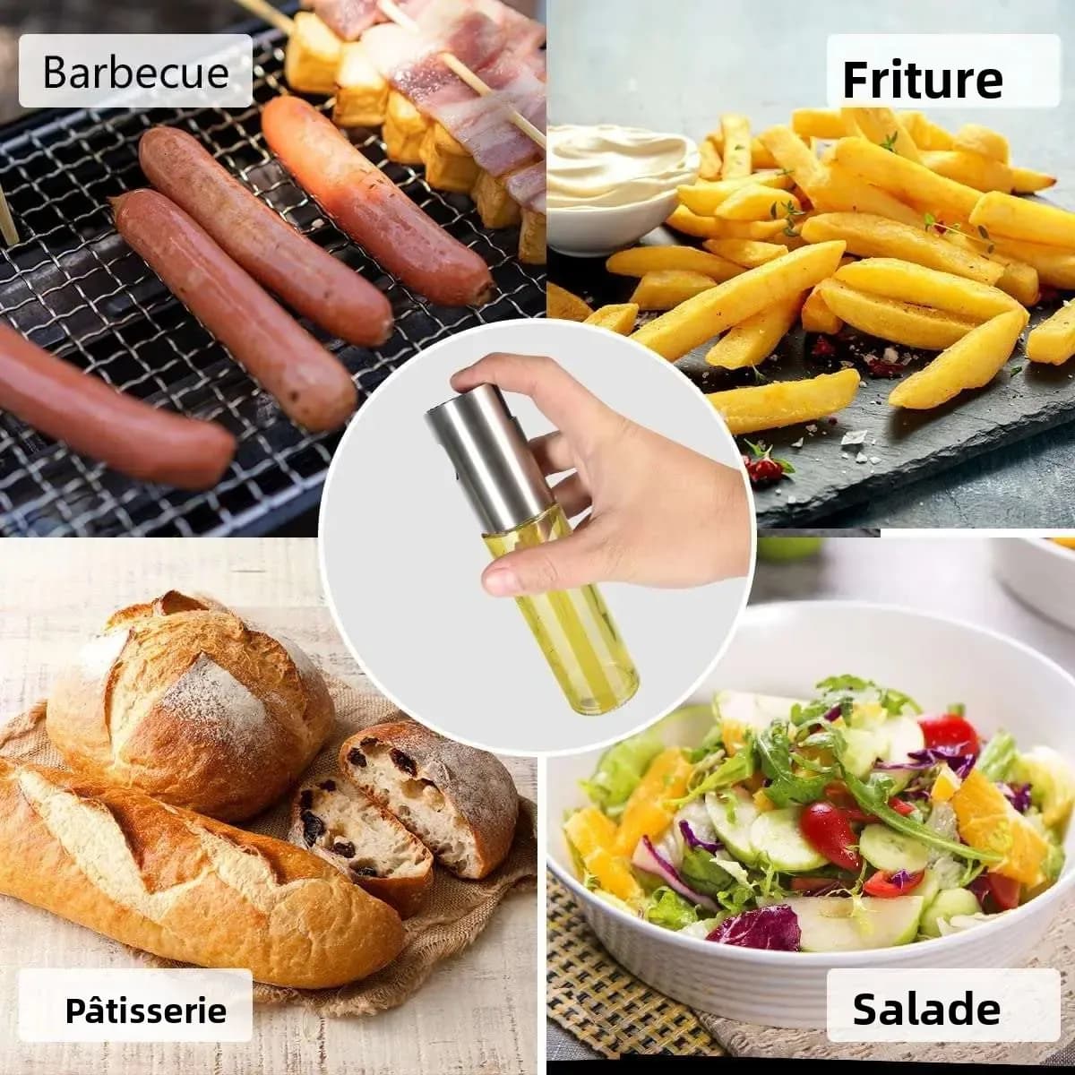 Pulvérisateur d'huile d'olive en verre de 100ML