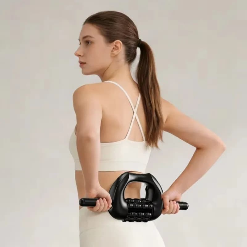 Masseur électrique à rouleaux rechargeable sans fil pour la relaxation musculaire, outil de massage profond des tissus pour soulager les douleurs aux pieds, aux mollets et aux jambes