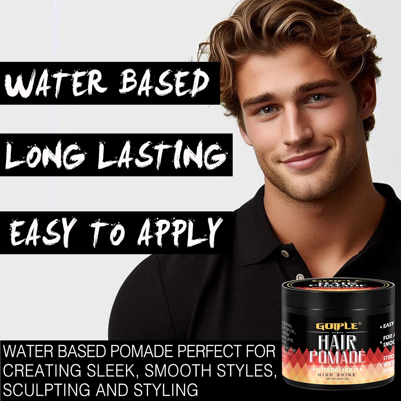 Pommade pour cheveux pour hommes