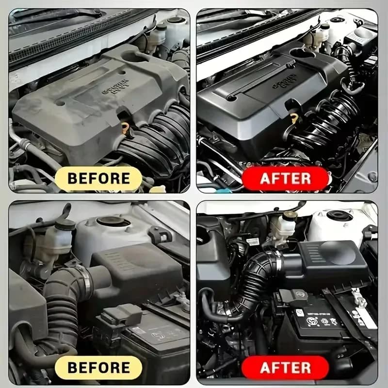 Nettoyant d'entrepôt de moteur de voiture, élimine rapidement les taches d'huile lourde, dégraissant, pulvérisateur de lavage de compartiment moteur, nettoyant de moteur pour voiture Det