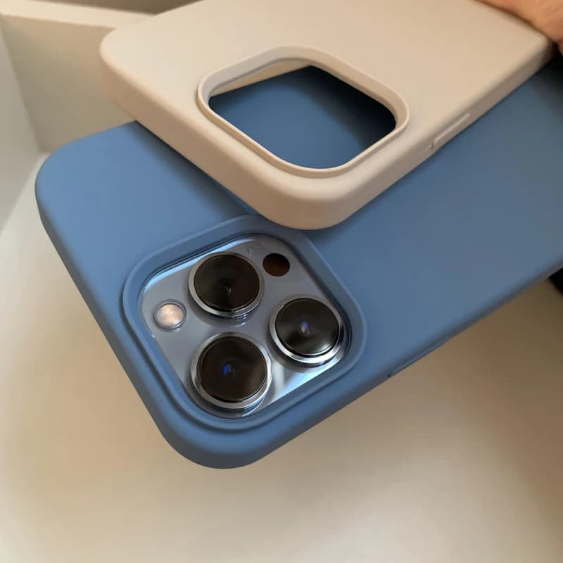 Coque en Silicone liquide pour Apple iPhone 15 16 14 13 12 11 17 Pro Max 17 Air 16 Plus
