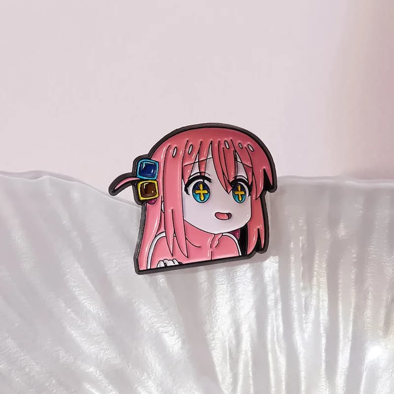 BOCCHI THE ROCK ! Broches de cosplay d'anime, épingles de personnages mignons, badges pour vêtements et sacs à dos, accessoires de mode, cadeaux