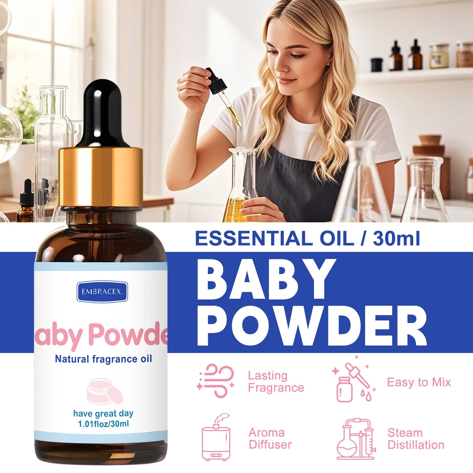 Huile essentielle pour diffuseurs et bougies