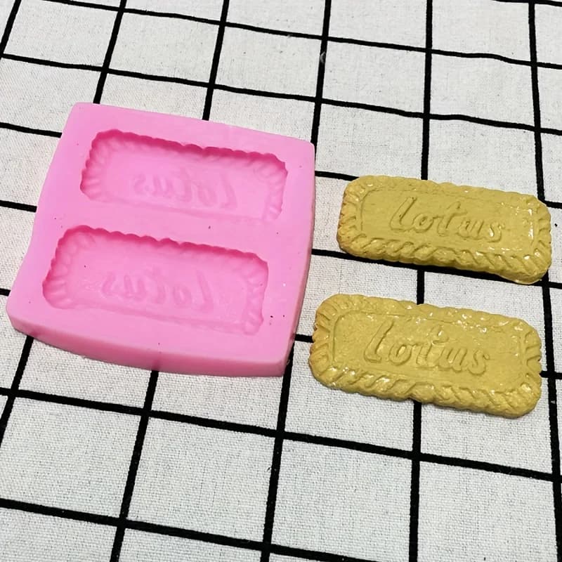 1 pièce, biscuit au caramel, gâteau feuilleté, biscuit en tranches, biscuits, chocolat, moule en silicone