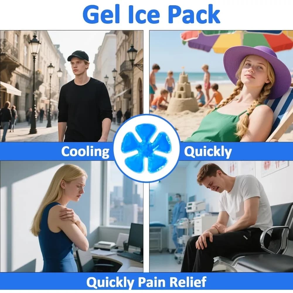 Chapeau de thérapie par le froid pour la tête, idéal pour le soulagement des maux de tête et des migraines, thérapie chaud-froid, chapeau rafraîchissant pour la fièvre, le stress et la récupération po