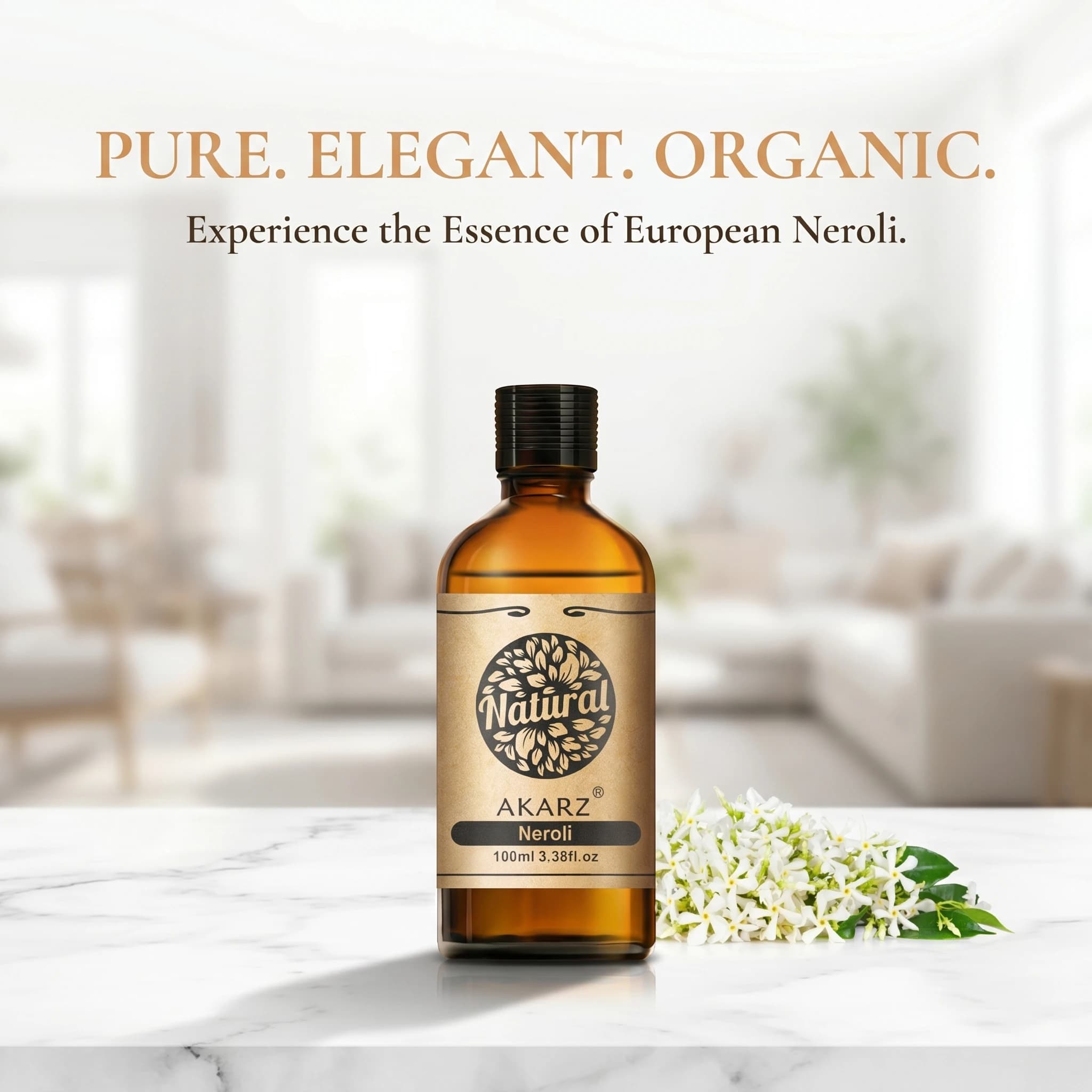 AKARZ huile de neroli pour diffuseur solubilité fait à la main bricolage savon parfums bougies parfums huile de parfum de qualité supérieure