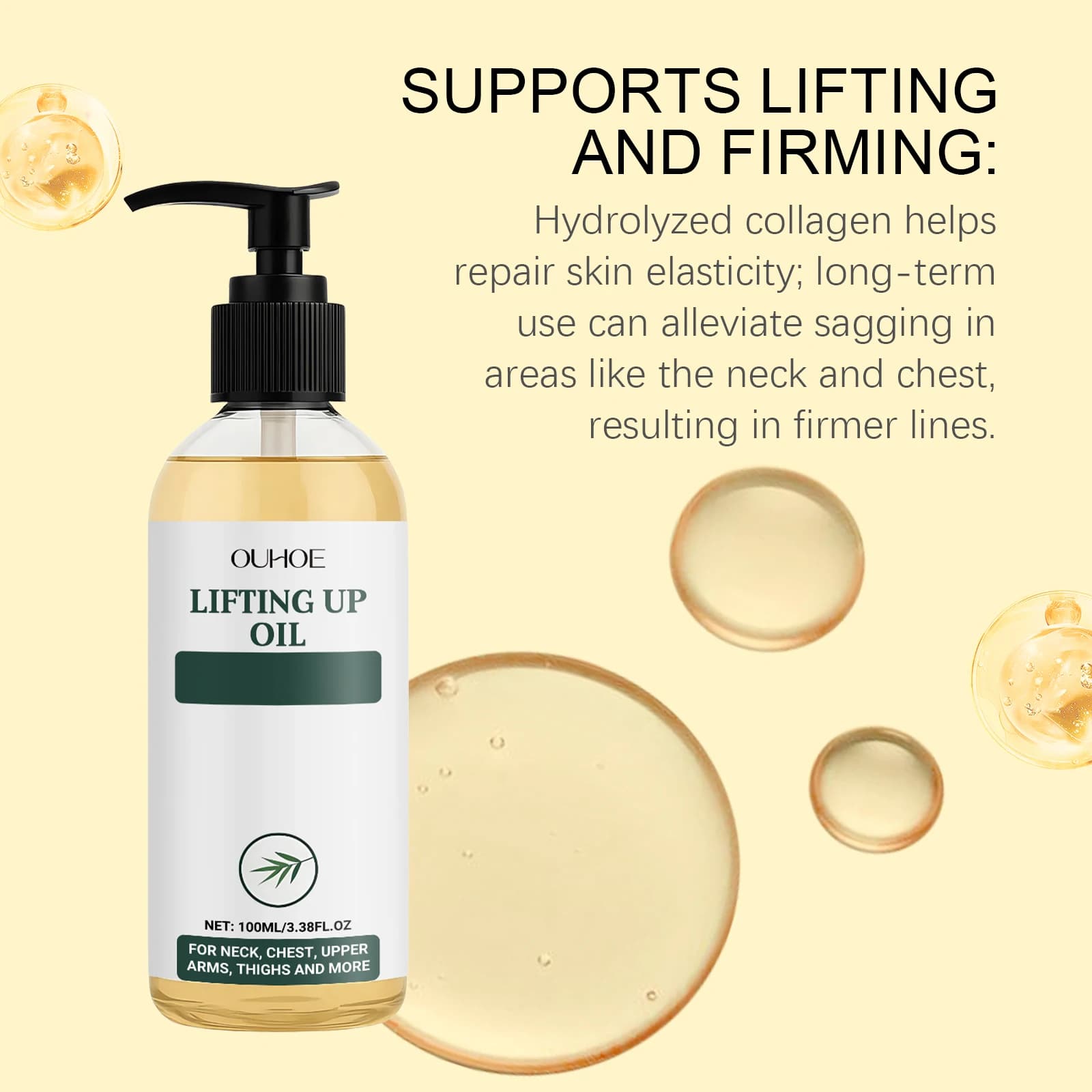 Huile Essentielle Hydratante Quotidienne pour la Peau – Soin Doux et Confortable pour une Hydratation Corporelle Complète et une Peau Adoucie au Quotidien