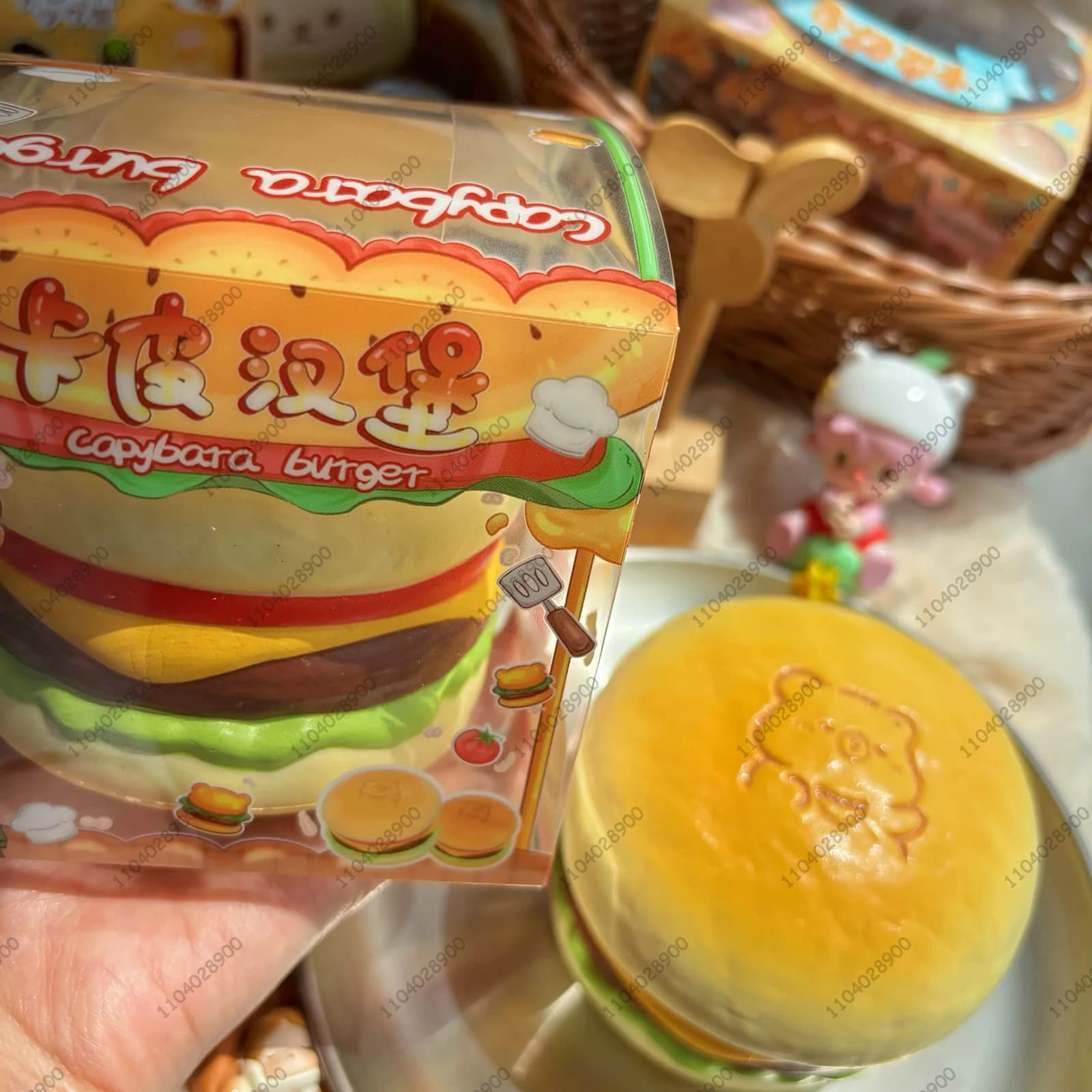 Jouet Squishy à montée lente pour Hamburger