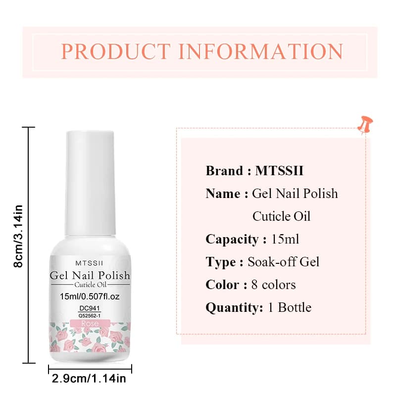 Huile pour cuticules, 15ml