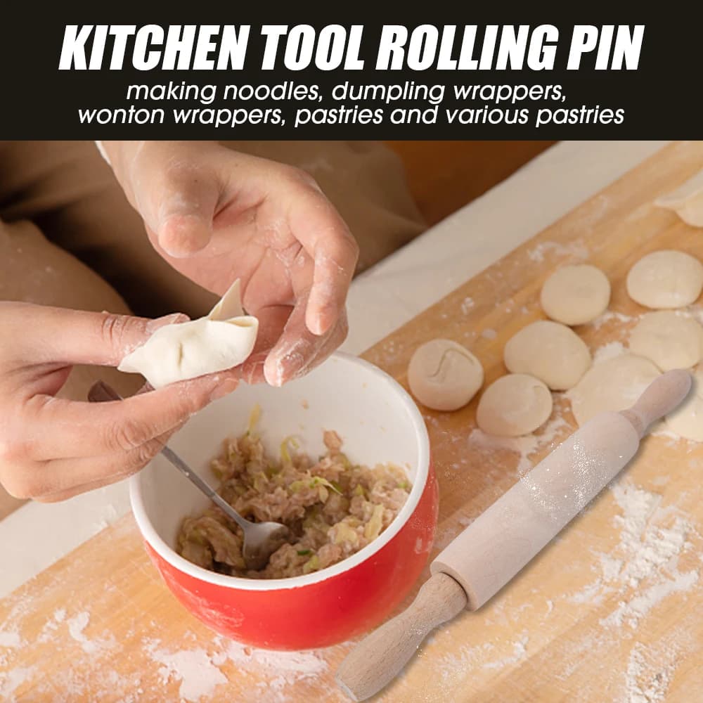 Rouleau à pâtisserie en bois
